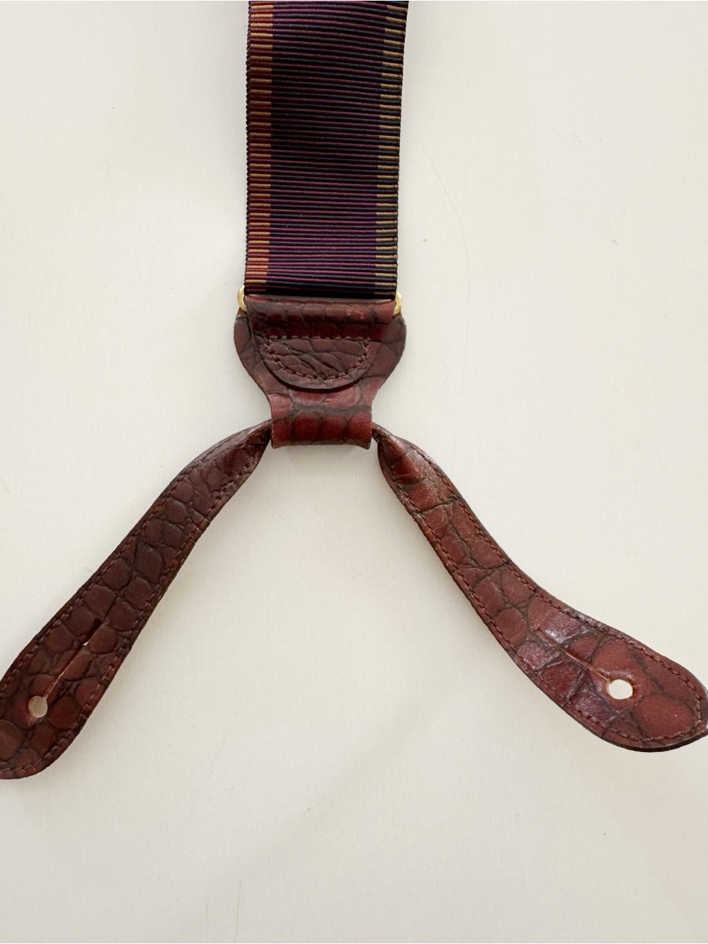 Trafalgar Burgundy Suspenders - Picture 5 of 9